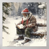 Heartful Wishes Black Santa's Christmas List ポスター (正面)