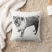 Hearth‑Side Bulldog Accent クッション (ブランケット)