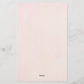 Hearthlight Notes ロマンティックな冬のほんのり愛 便箋 (裏面)