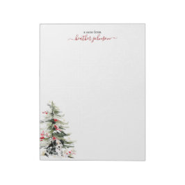 Hearthlight Notes 冬のあったかペット名入りデザイン ノートパッド