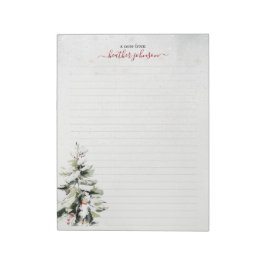 Hearthlight Notes 冬のあったかペット名入りデザイン ノートパッド