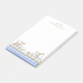 Hearthlight Notes 春のソフトメドウギンガムチェック ポストイット (アングル)