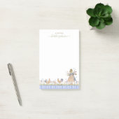 Hearthlight Notes 春のソフトメドウギンガムチェック ポストイット (オフィス)