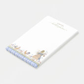 Hearthlight Notes 春のソフトメドウギンガムチェック ポストイット (アングル)