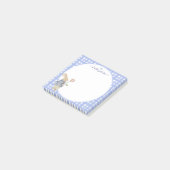 Hearthlight Notes 春のソフトメドウギンガムチェック ポストイット (アングル)