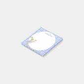 Hearthlight Notes 春のソフトメドウギンガムチェック ポストイット (アングル)