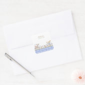 Hearthlight Notes 春のソフトメドウギンガム スクエアシール (封筒)