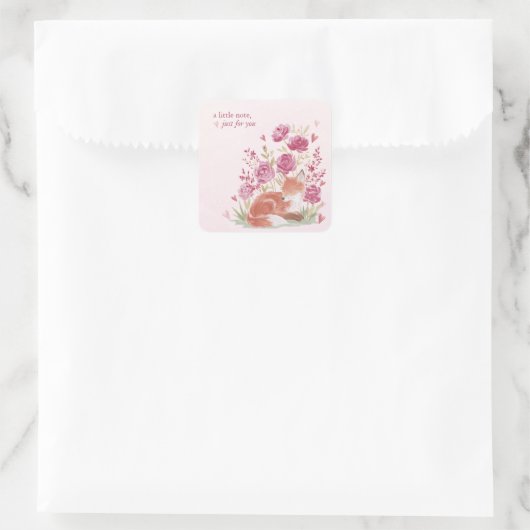 Hearthlight Notes A Little Love Romantic Winter スクエアシール (バッグ)