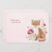 Hearthlight Notes A Little Love Romantic Winter ノートカード (正面/裏面)