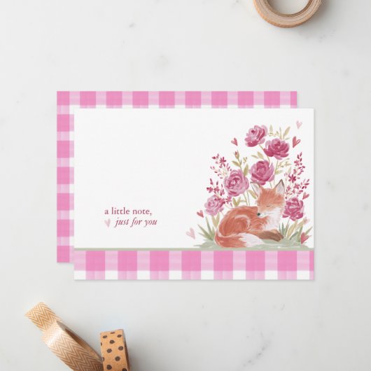 Hearthlight Notes A Little Love Romantic Winter ノートカード (正面/裏面インサイチュ)