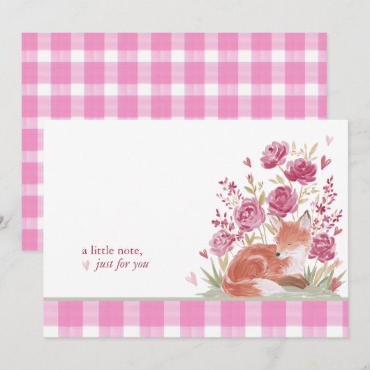 Hearthlight Notes A Little Love Romantic Winter ノートカード (正面/裏面)