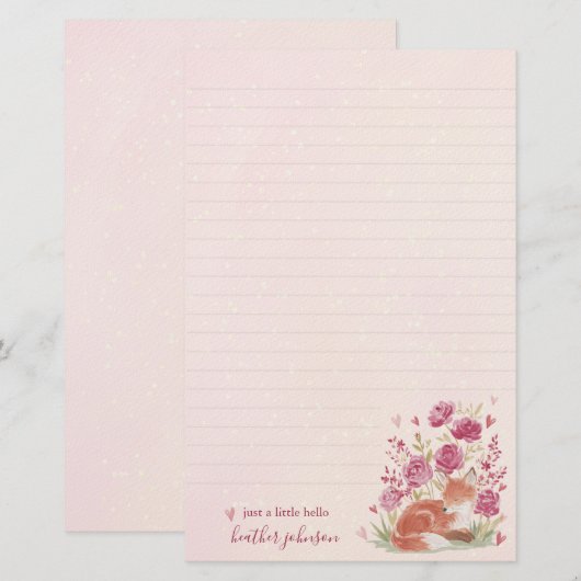 Hearthlight Notes A Little Love Romantic Winter 便箋 (正面/裏面)