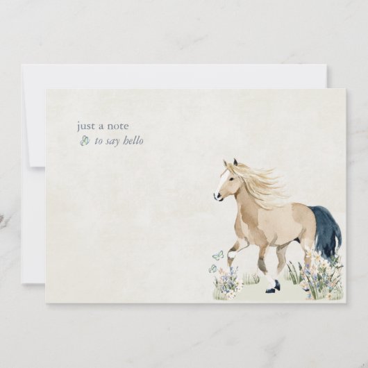 Hearthlight Notes Meadow & Mane Notes ノートカード (正面)