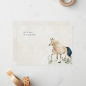 Hearthlight Notes Meadow & Mane Notes ノートカード (正面/裏面インサイチュ)