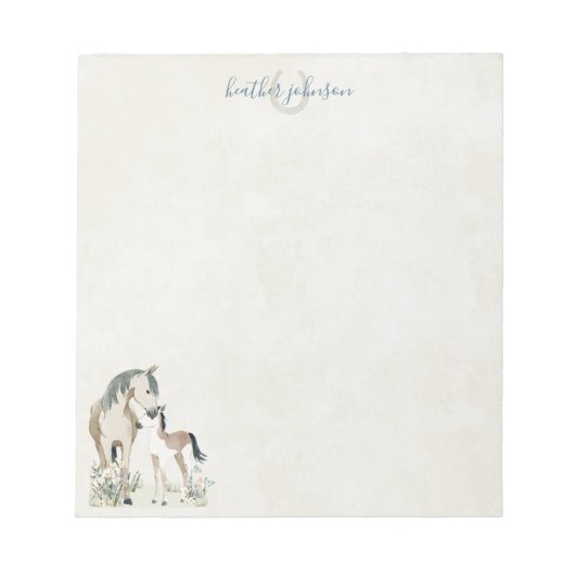 Hearthlight Notes Meadow & Mane Notes ノートパッド (正面)