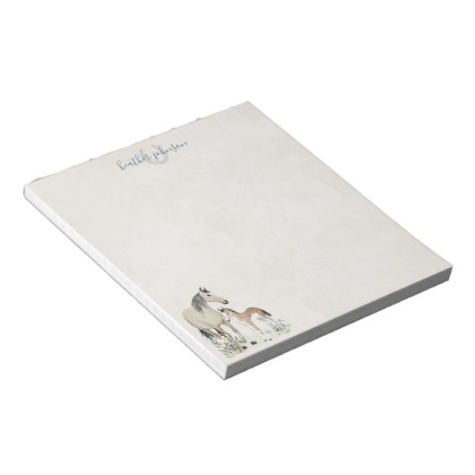 Hearthlight Notes Meadow & Mane Notes ノートパッド (アングル)