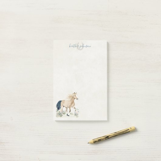 Hearthlight Notes Meadow & Mane Notes ポストイット (デスク上)