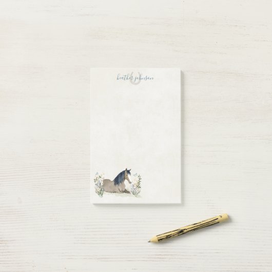 Hearthlight Notes Meadow & Mane Notes ポストイット (デスク上)