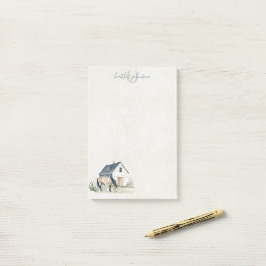 Hearthlight Notes Meadow & Mane Notes ポストイット (デスク上)