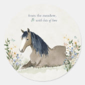 Hearthlight Notes Meadow & Mane Notes ラウンドシール (正面)