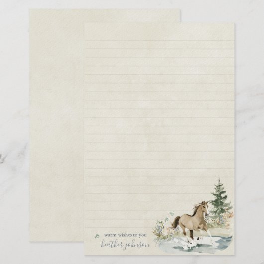 Hearthlight Notes Meadow & Mane Notes 便箋 (正面/裏面)