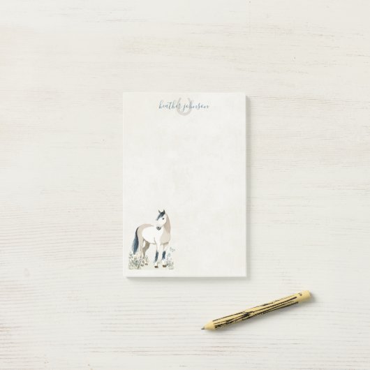 Hearthlight Notes Meadow & Mane Post-it Notes ポストイット (デスク上)