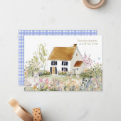 Hearthlight Notes Spring Soft Meadow Garden ノートカード (正面/裏面インサイチュ)