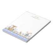 Hearthlight Notes Spring Soft Meadow Gingham ノートパッド (回転)