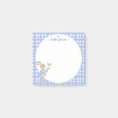 Hearthlight Notes Spring Soft Meadow Gingham ポストイット (正面)
