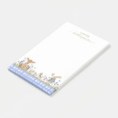 Hearthlight Notes Spring Soft Meadow Gingham ポストイット (アングル)
