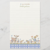Hearthlight Notes Spring Soft Meadow Gingham 便箋 (正面)