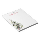 Hearthlight Notes Winter Cozy Kitten Personalized ノートパッド (アングル)