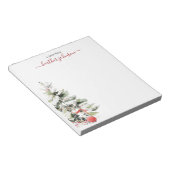 Hearthlight Notes Winter Cozy Kitten Personalized ノートパッド (アングル)