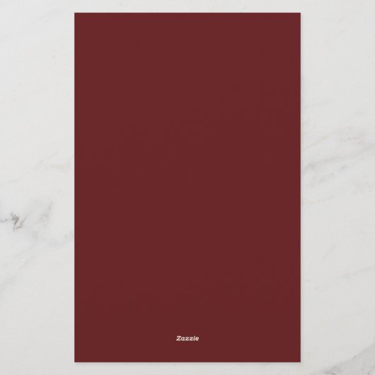 Hearthlight Notes Winter Robin Bird Personalized 便箋 (裏面)