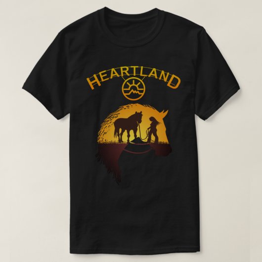 Heartland, Heartland Ranch, Horse Lovers, Horse Ow Tシャツ (デザイン正面)
