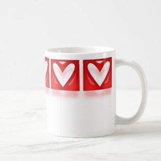 HeartPatternのマグ コーヒーマグカップ