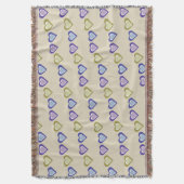 Hearts スローブランケット (正面縦)