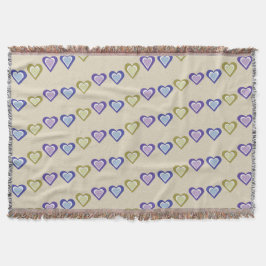 Hearts スローブランケット