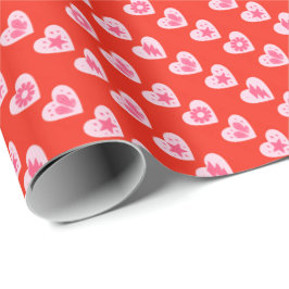 Hearts ラッピングペーパー