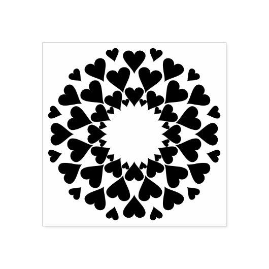 Hearts ラバースタンプ (インプリント)