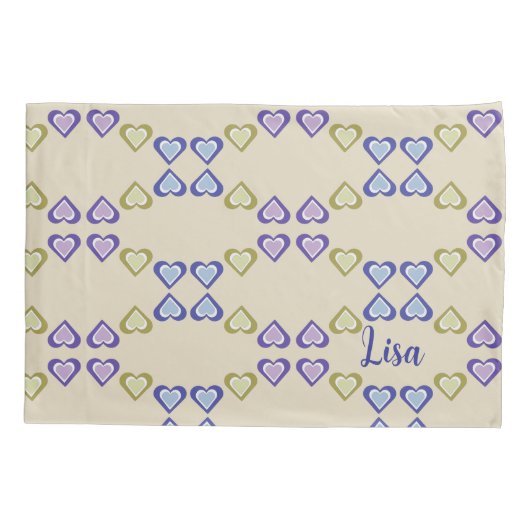 Hearts 枕カバー (裏面)