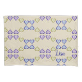 Hearts 枕カバー (正面)