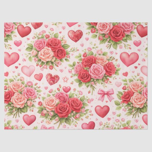 Hearts and Roses  薄葉紙 (正面)