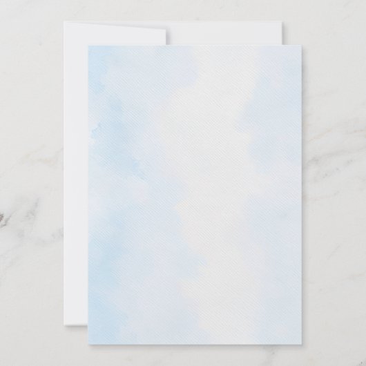 Hearts balloons  Baby Shower  Invitation 招待状 (裏面)