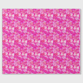 Hearts Bokeh Pattern Pink ラッピングペーパー (フラット)