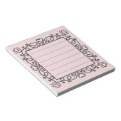 Hearts Border  ノートパッド (アングル)