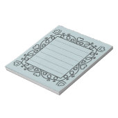 Hearts Border ノートパッド (回転)