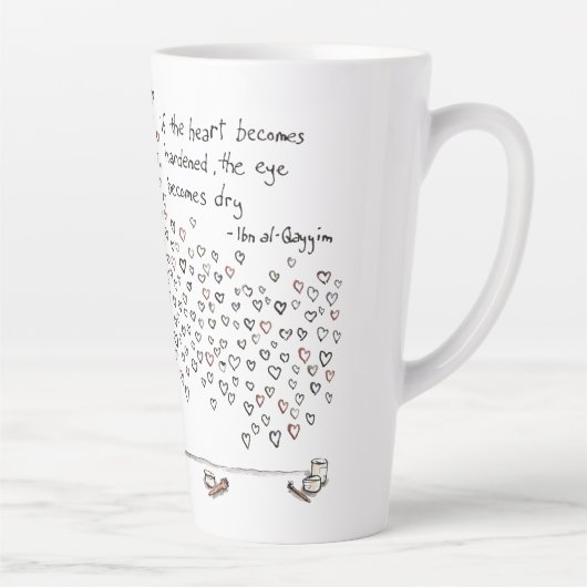 Hearts By Cat latte mug カフェラテマグ (右)