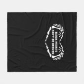 Hearts Can't Classic フリースブランケット (正面(横))