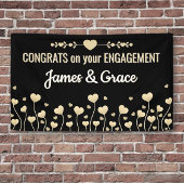 Hearts! Custom Engagement Congrats banner 横断幕